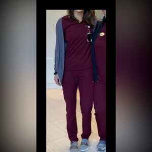 Maroon Figs scrubs